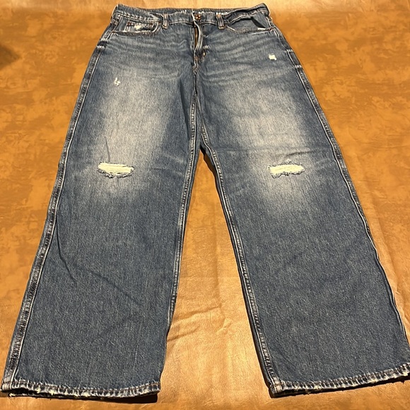 Gap Teen Low Stride Wide Leg Jeans - Picture 2 of 6